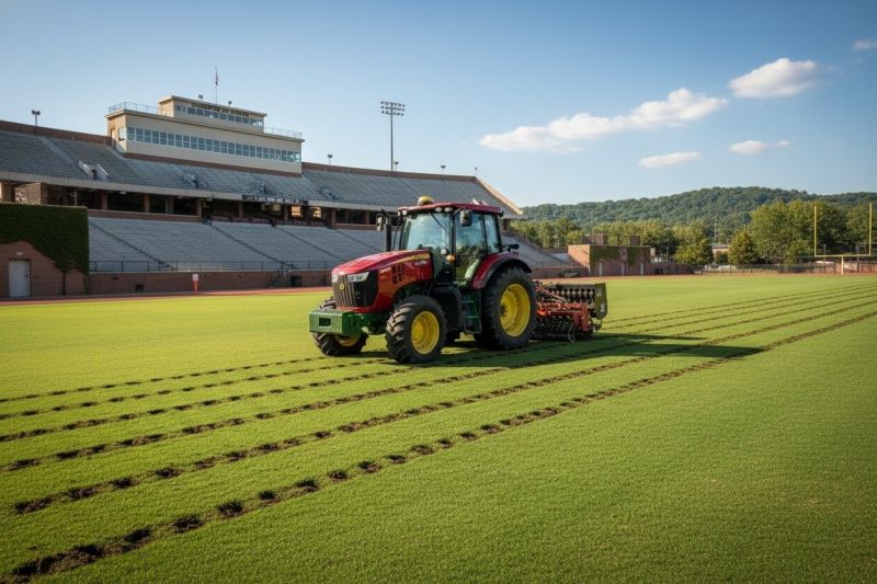 Outdoor Field Turf Installation